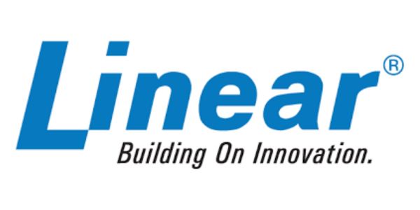 Linear garage door opener brand logo