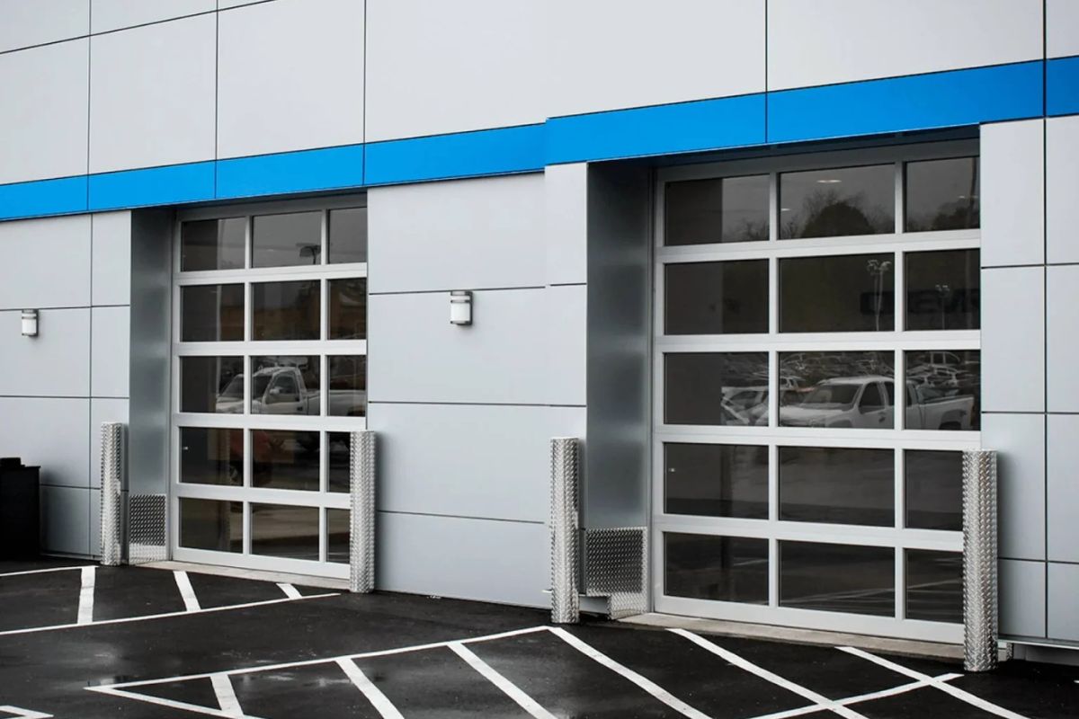 Commercial garage door serviced by Ace's Garage Door in San Francisco