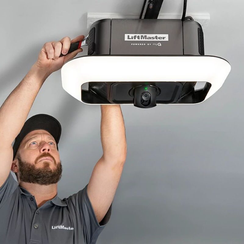 LiftMaster residential garage door opener installed by Ace's in San Francisco
